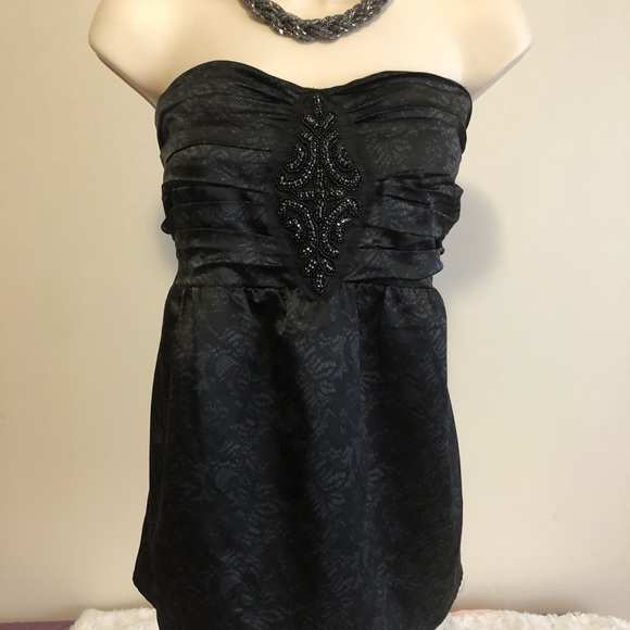Torrid strapless top w/sequined embellishment - Picture 1 of 6